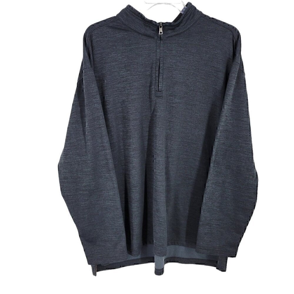 CE Schmidt Workwear 3XL Gray 1/4 Zip Pullover sweater Jacket space dye